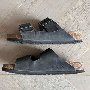 Birkenstock Men’s Brown Leather Sandal Size 7.5 (38 EU)